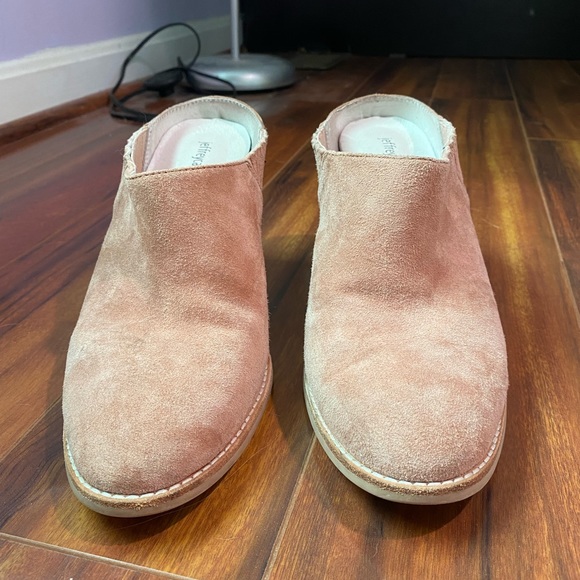 Jeffrey Campbell | Rosale Mule Booties | Blush Suede - Picture 3 of 6